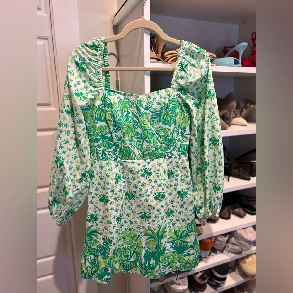 Lilly Pulitzer Esteli Romper sz 0 - Picture 4 of 5